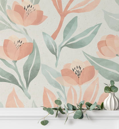 Watercolor Tulip - Walltrendz