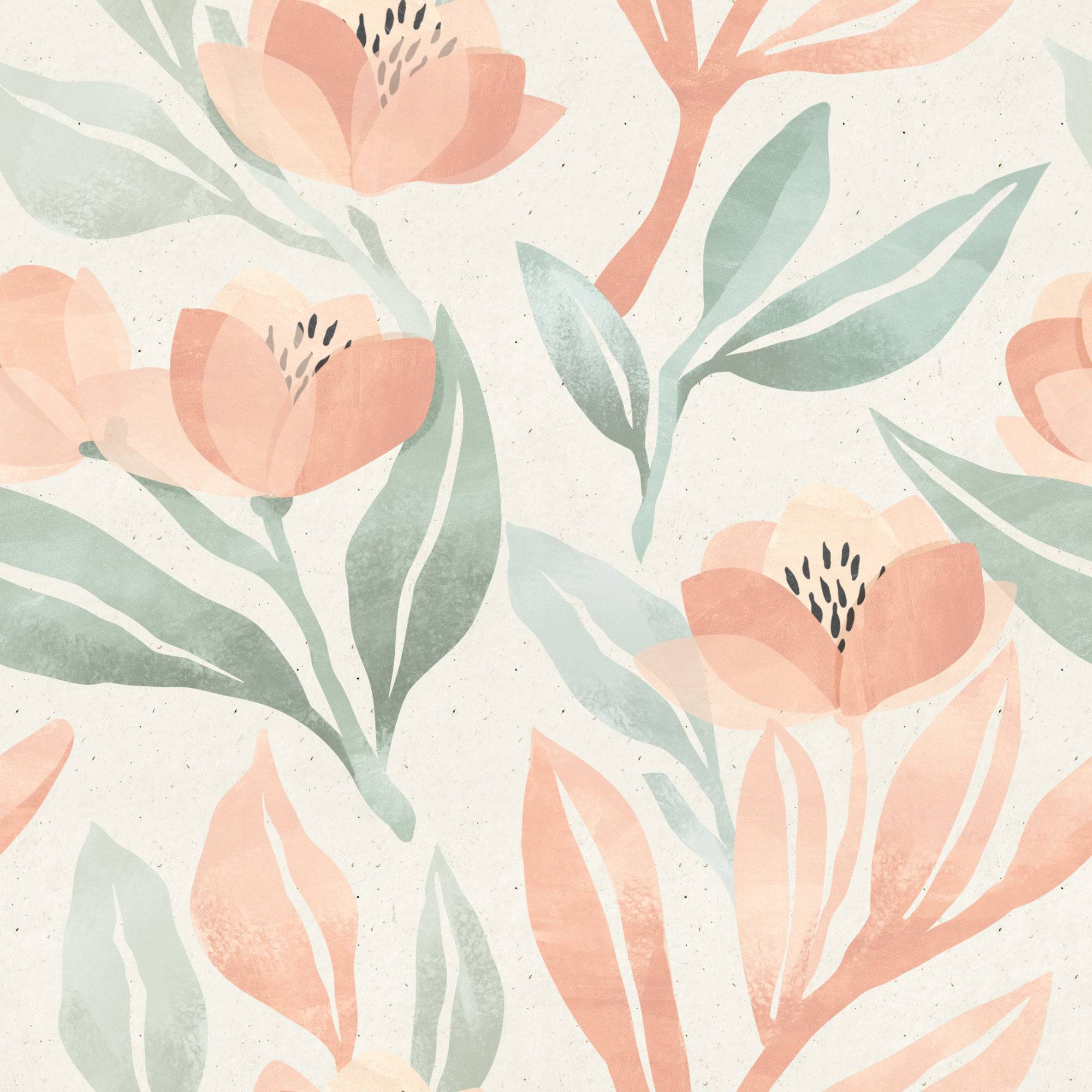 Watercolor Tulip - Walltrendz