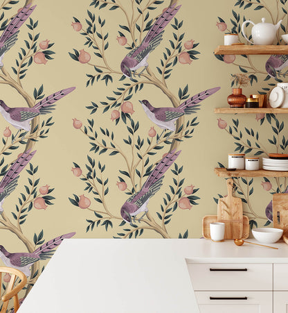 Vintage Bird Wallpaper