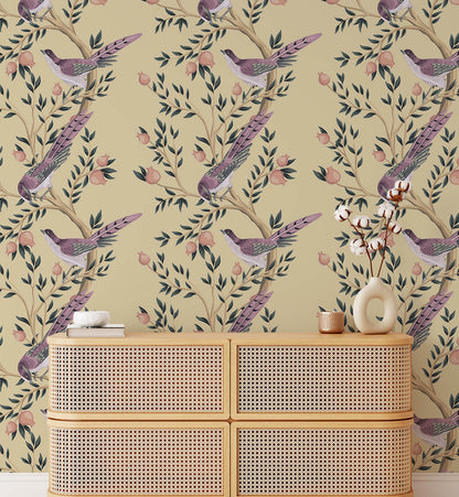 Vintage Bird Wallpaper