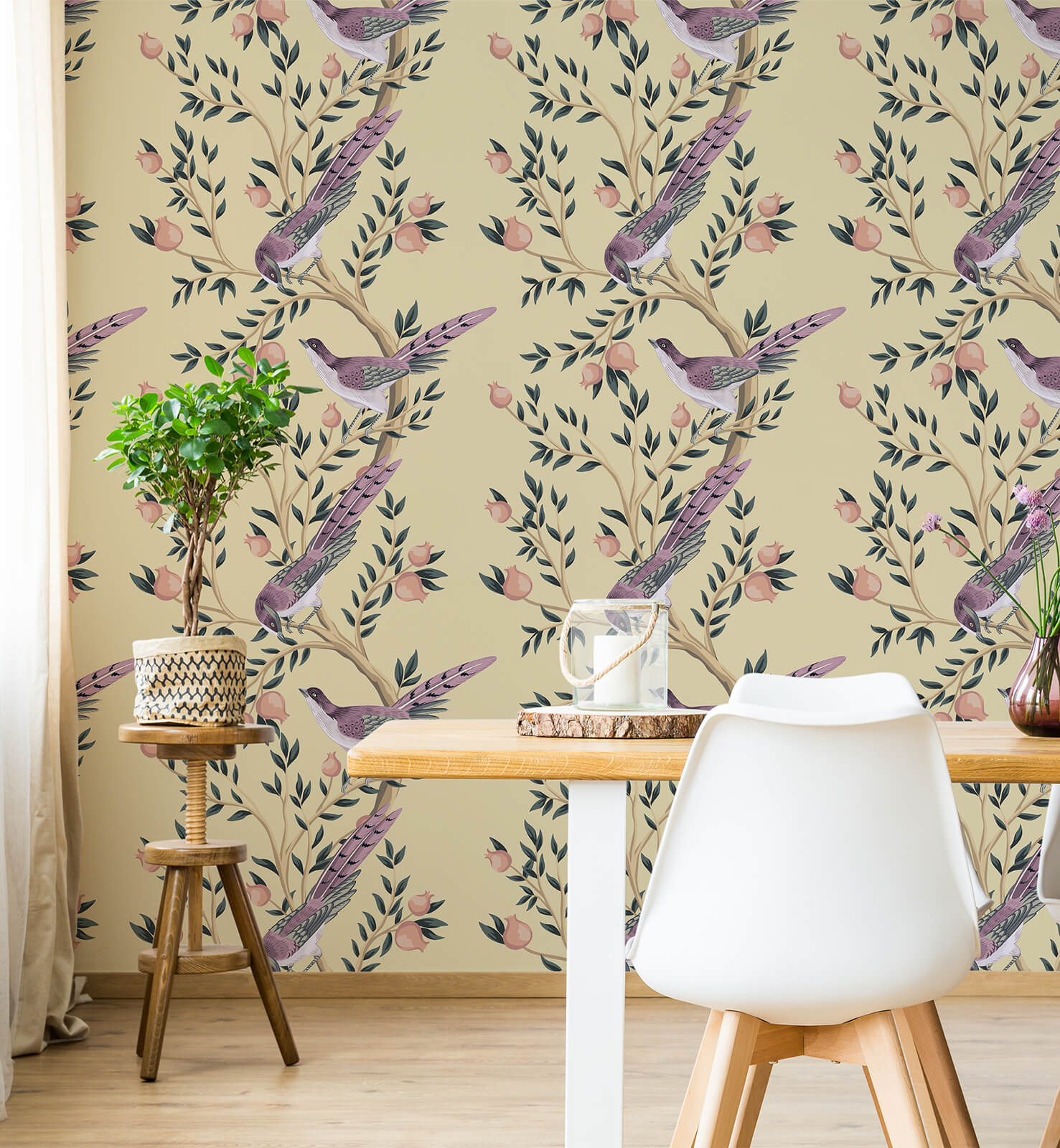 Vintage Bird Wallpaper