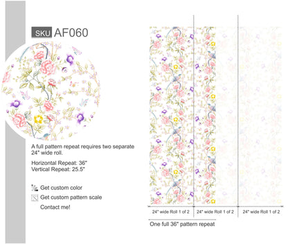 Chinoiserie Surface Elegant Wallpaper