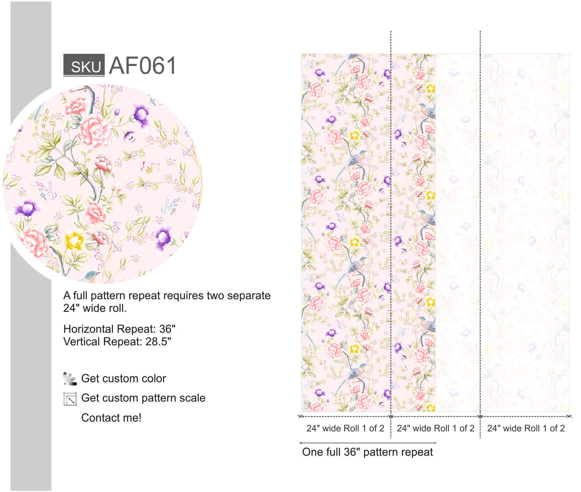 Oriental Chinoiserie Wallpaper