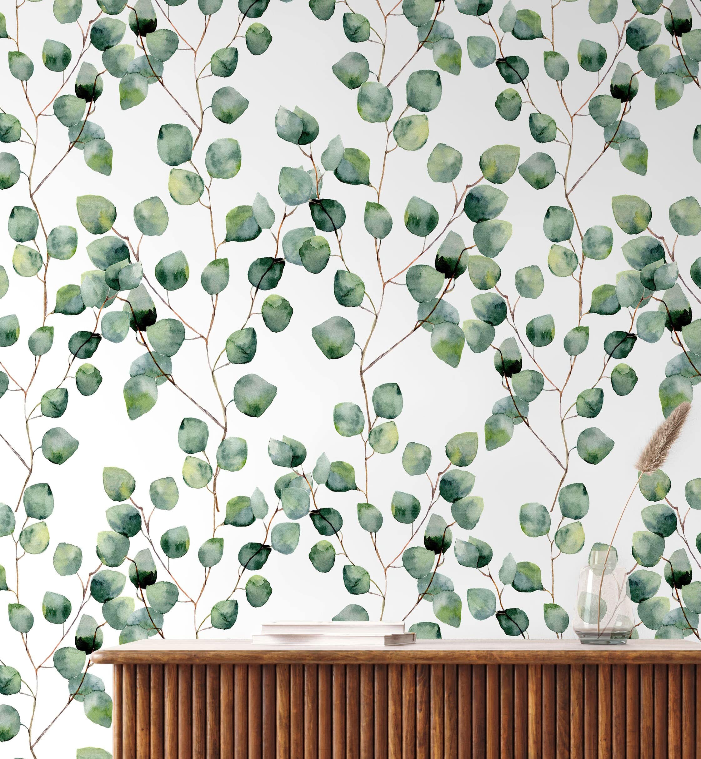 Watercolor Eucalyptus - Walltrendz