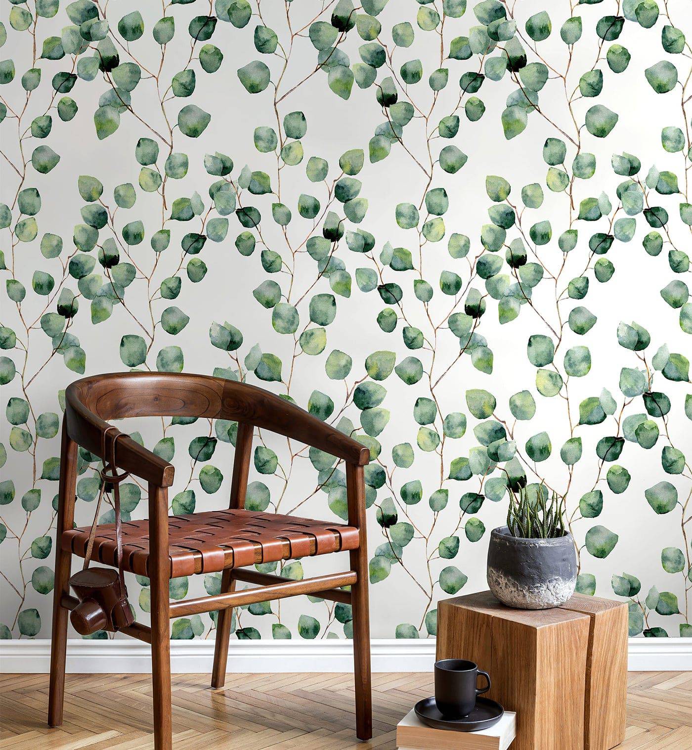 Watercolor Eucalyptus - Walltrendz