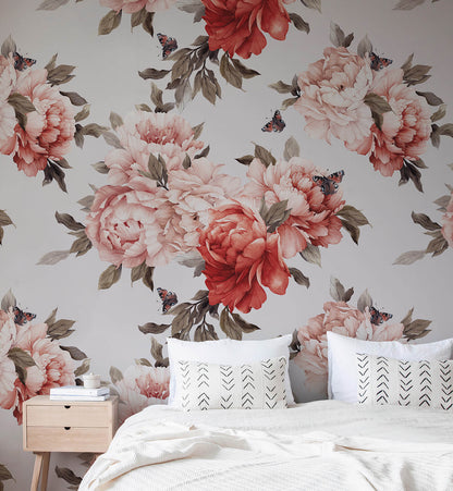 Peony Bunches Wallpapaer