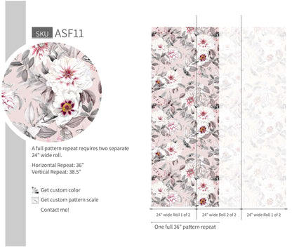 Blush Peonies Wallpaper