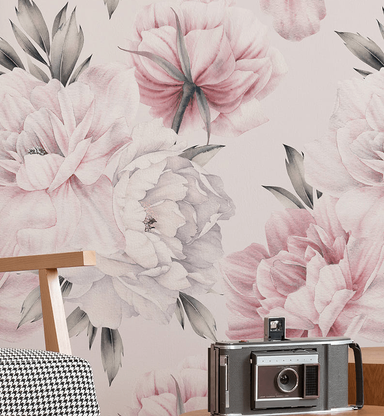 Peony Watercolor - Walltrendz