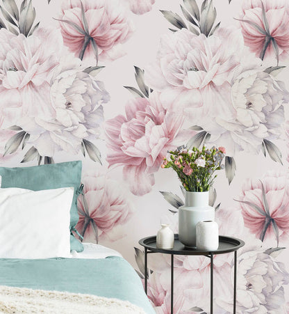 Peony Watercolor - Walltrendz