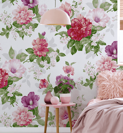 Shabby Chic Rose Wallpaper