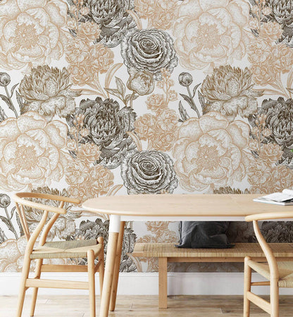 Vintage Peonies - Walltrendz