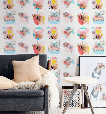 Abstract Peony - Walltrendz