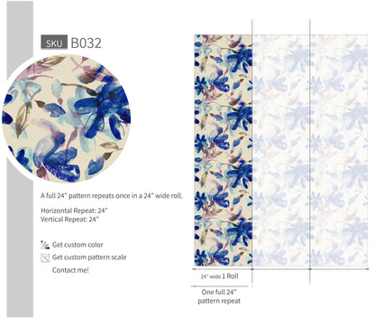 Watercolor Flowers - Walltrendz