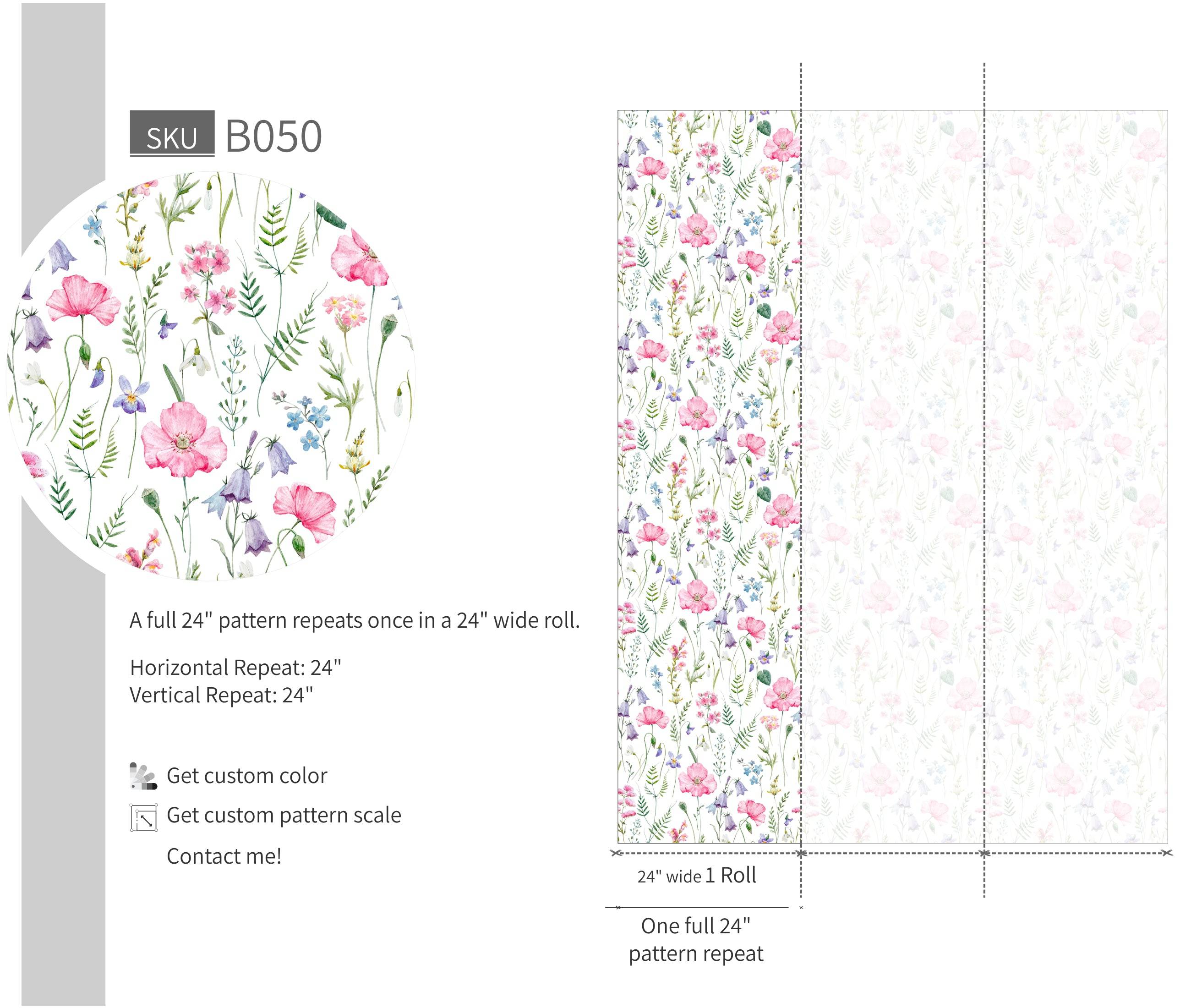 Delicate wildflowers - Walltrendz