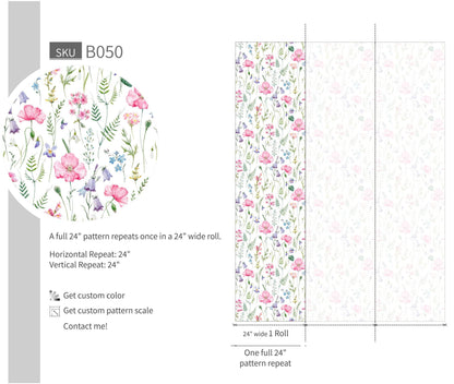 Delicate wildflowers - Walltrendz