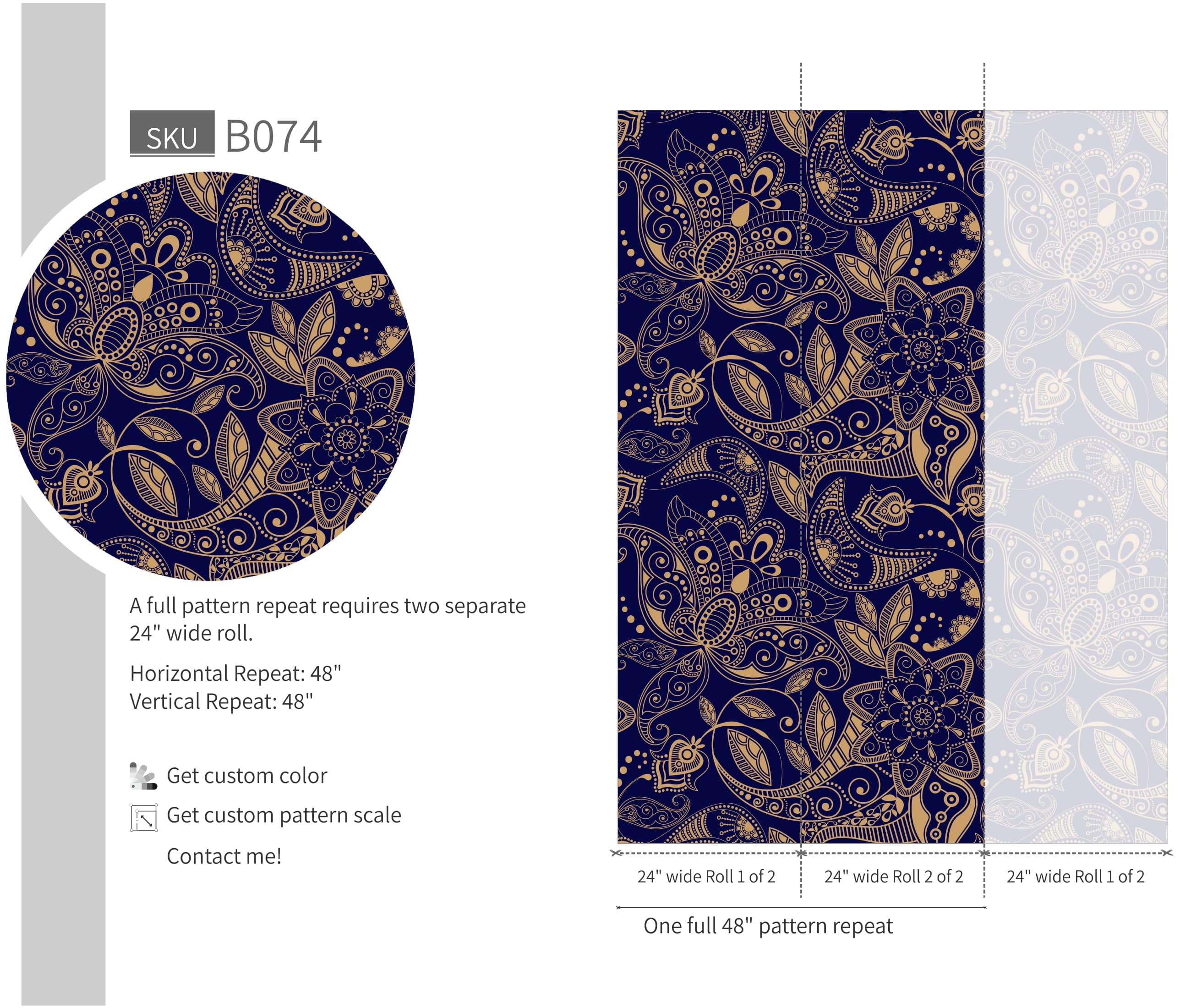 Ornamental Pattern - Walltrendz