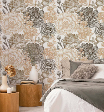 Vintage Peonies - Walltrendz