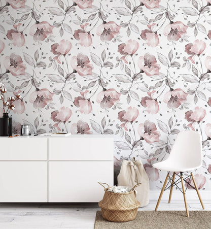 Hand drawn Rose - Walltrendz