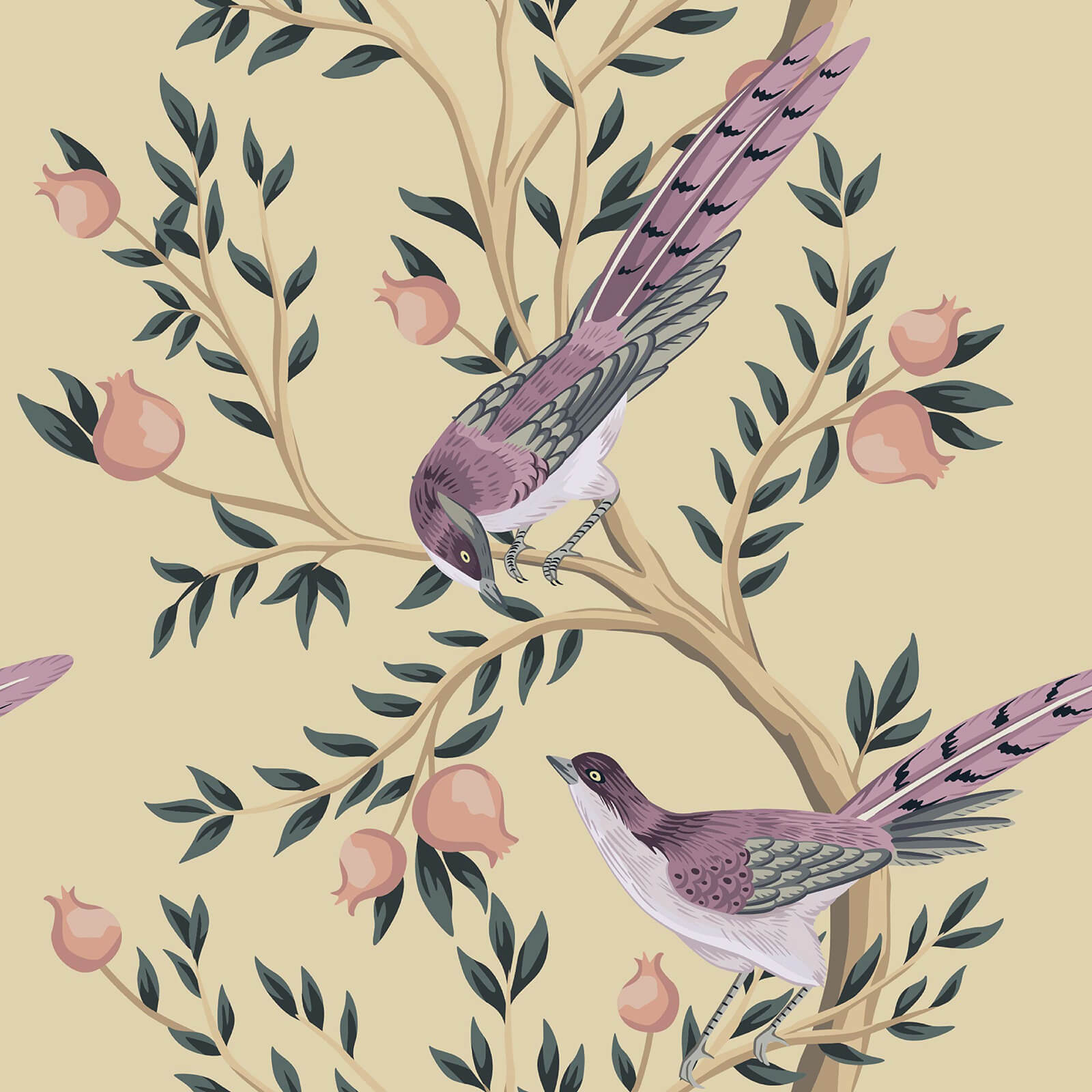 Vintage Bird Wallpaper