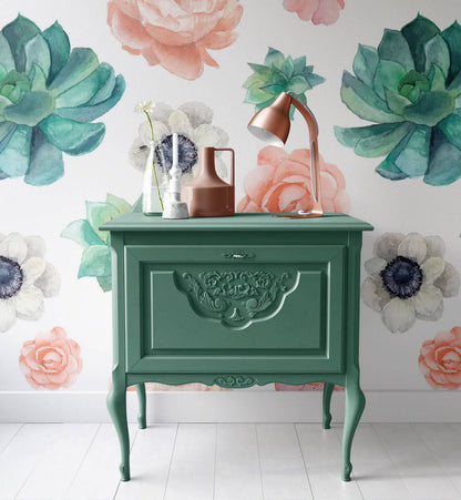 Watercolor Anemones - Walltrendz