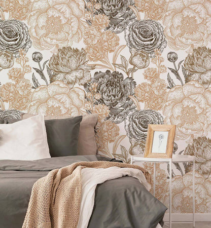 Vintage Peonies - Walltrendz