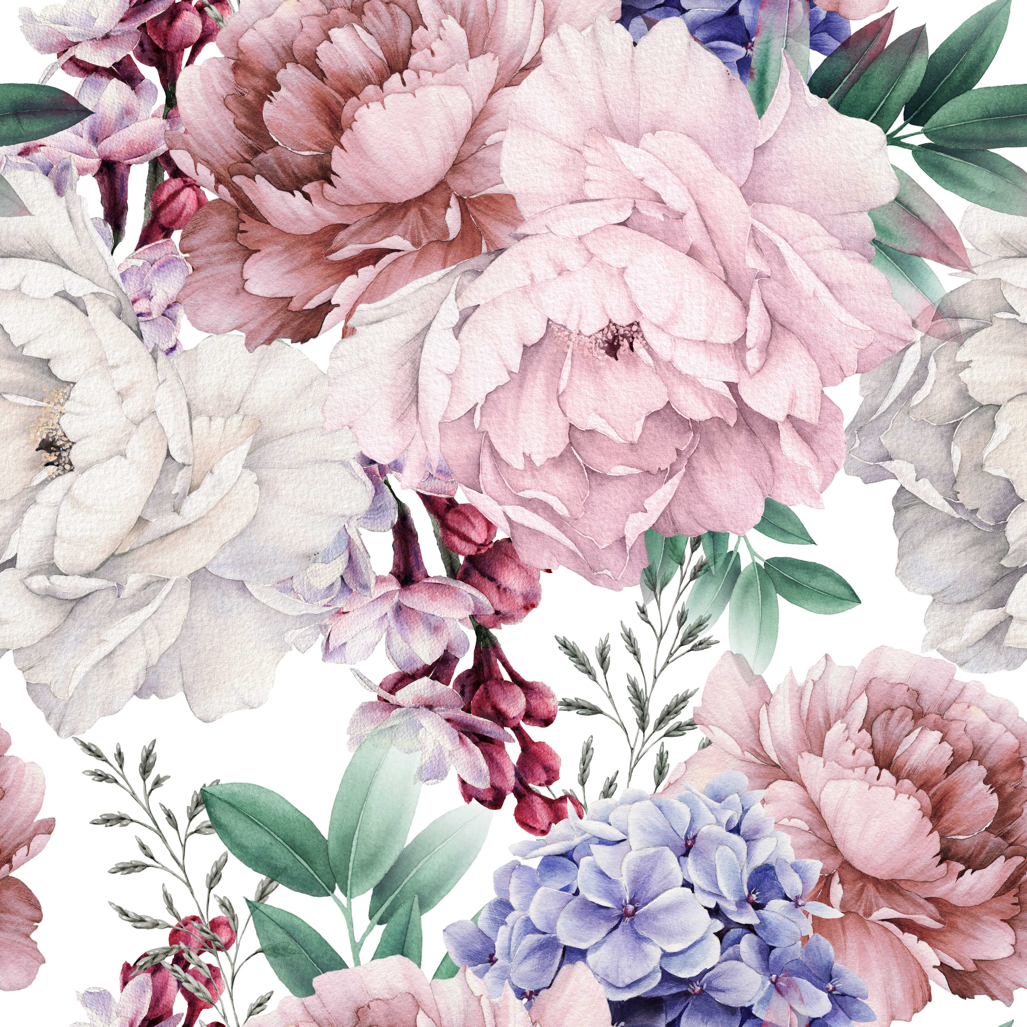 Seamless Floral Wallpaper