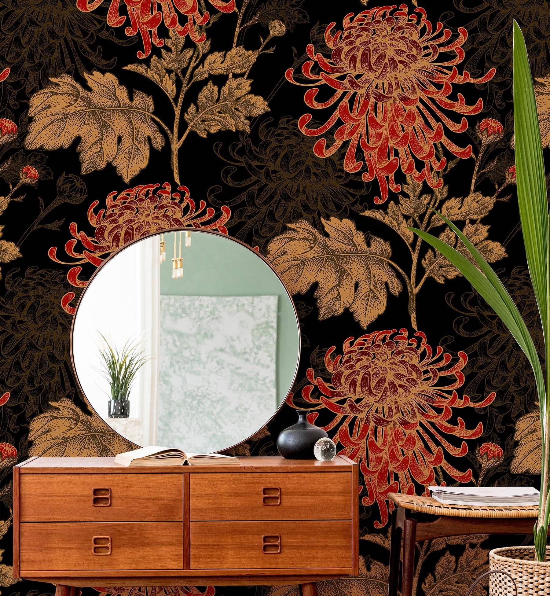 Luxury chrysanthemum - Walltrendz