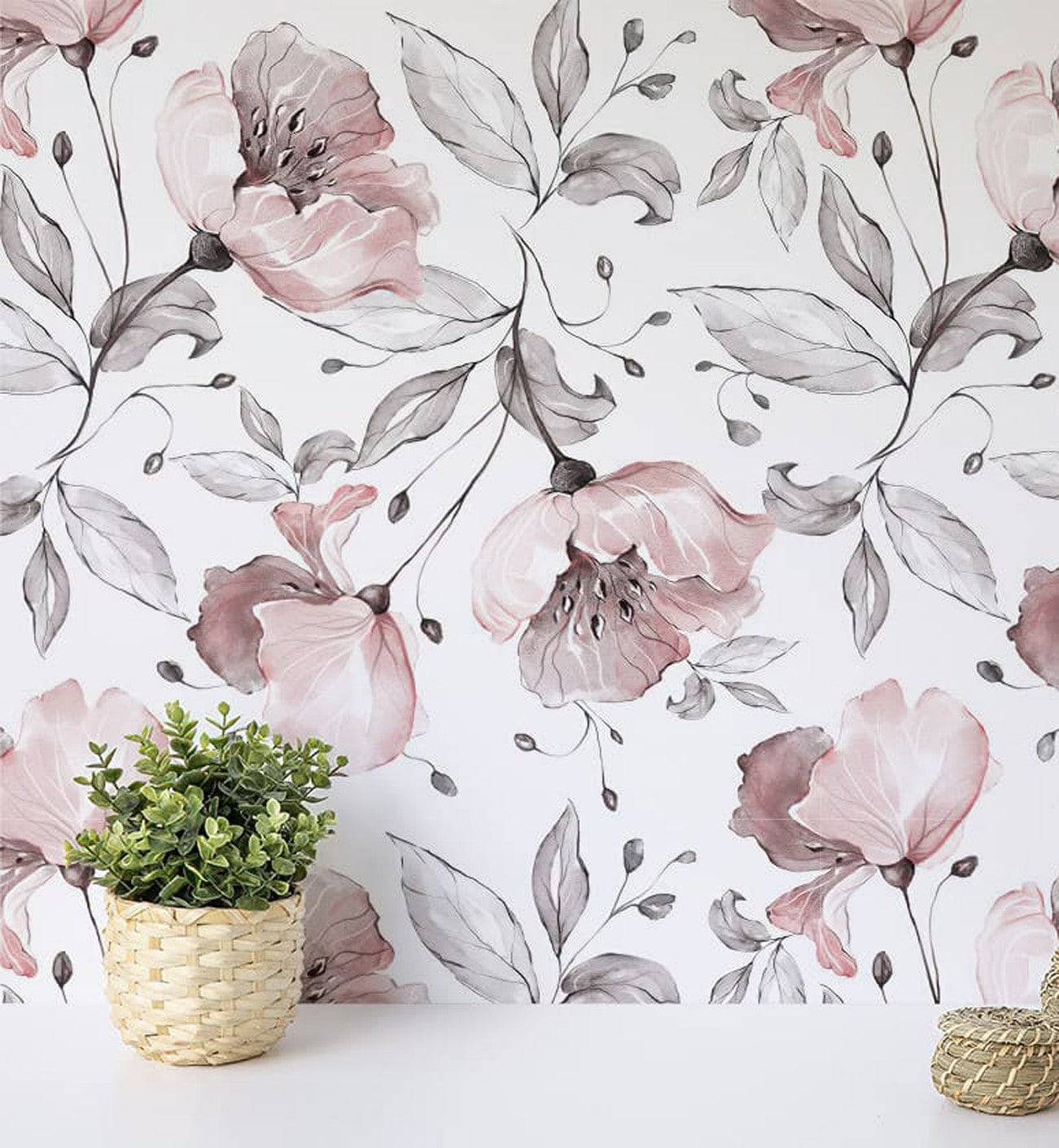 Hand drawn Rose - Walltrendz