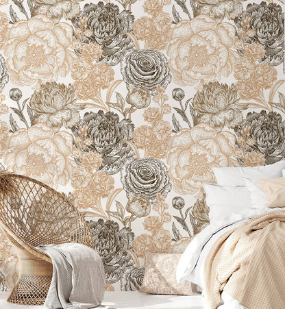 Vintage Peonies - Walltrendz