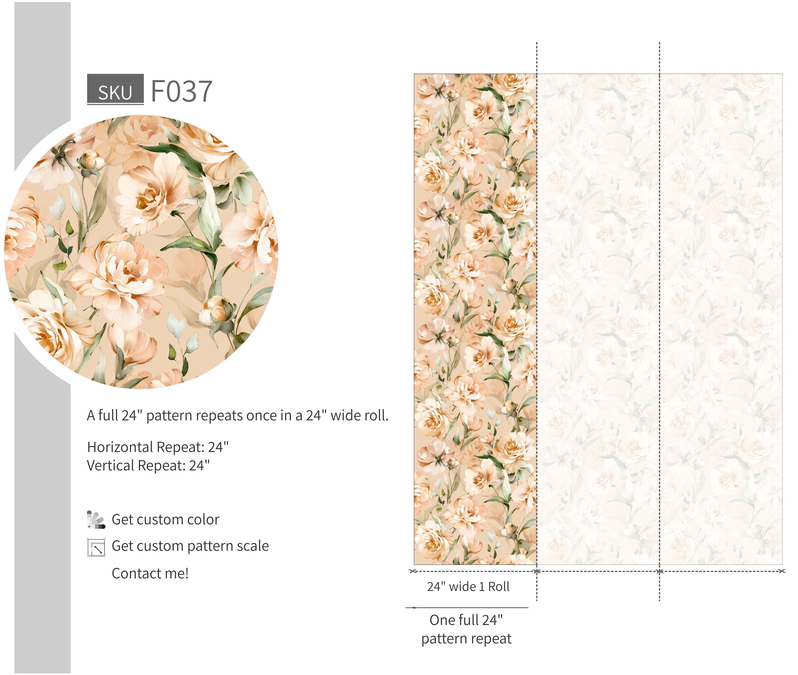 Floral Rustic Wallpaper