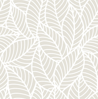 Tropical Beige Wallpaper