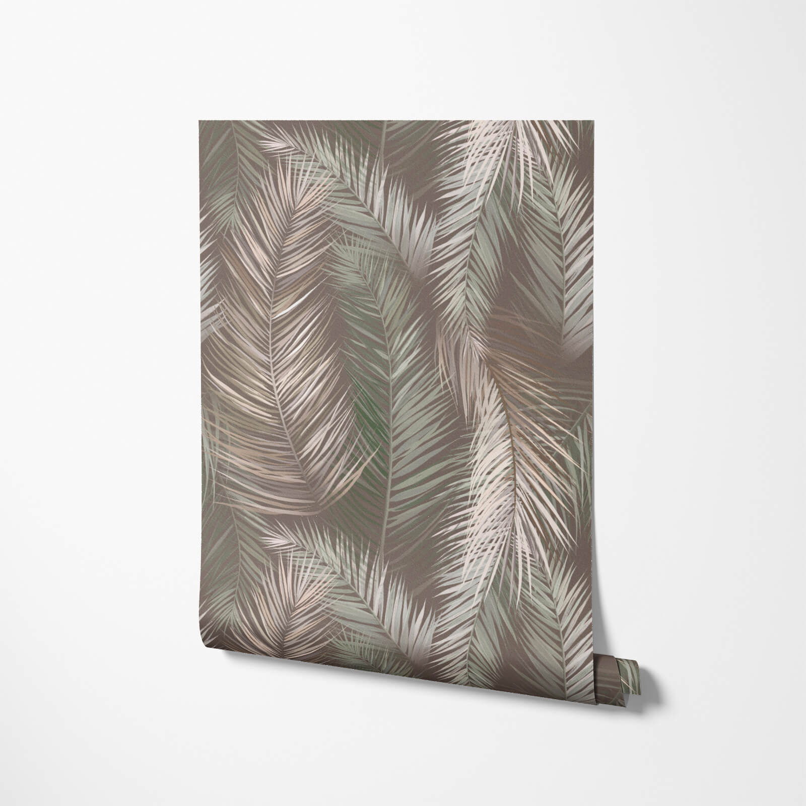 Waving Palms Seamless Pattern Wallpaper