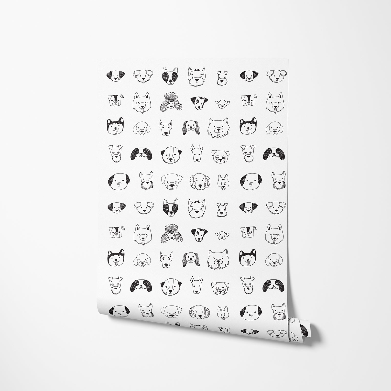 Doodle Dog Funny Face Wallpaper