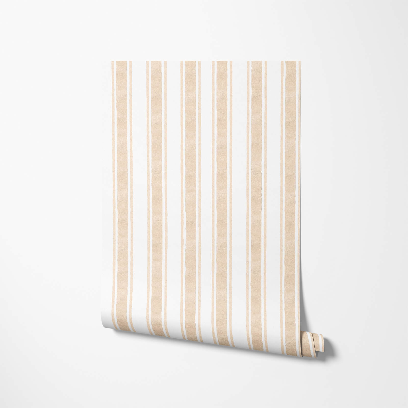 Watercolor Stripe Pattern Wallpaper