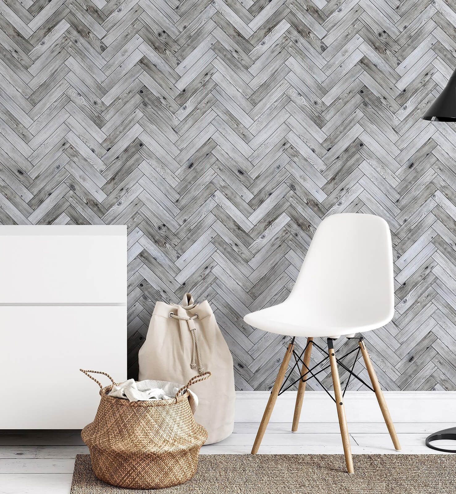 Herringbone Style Wallpaper