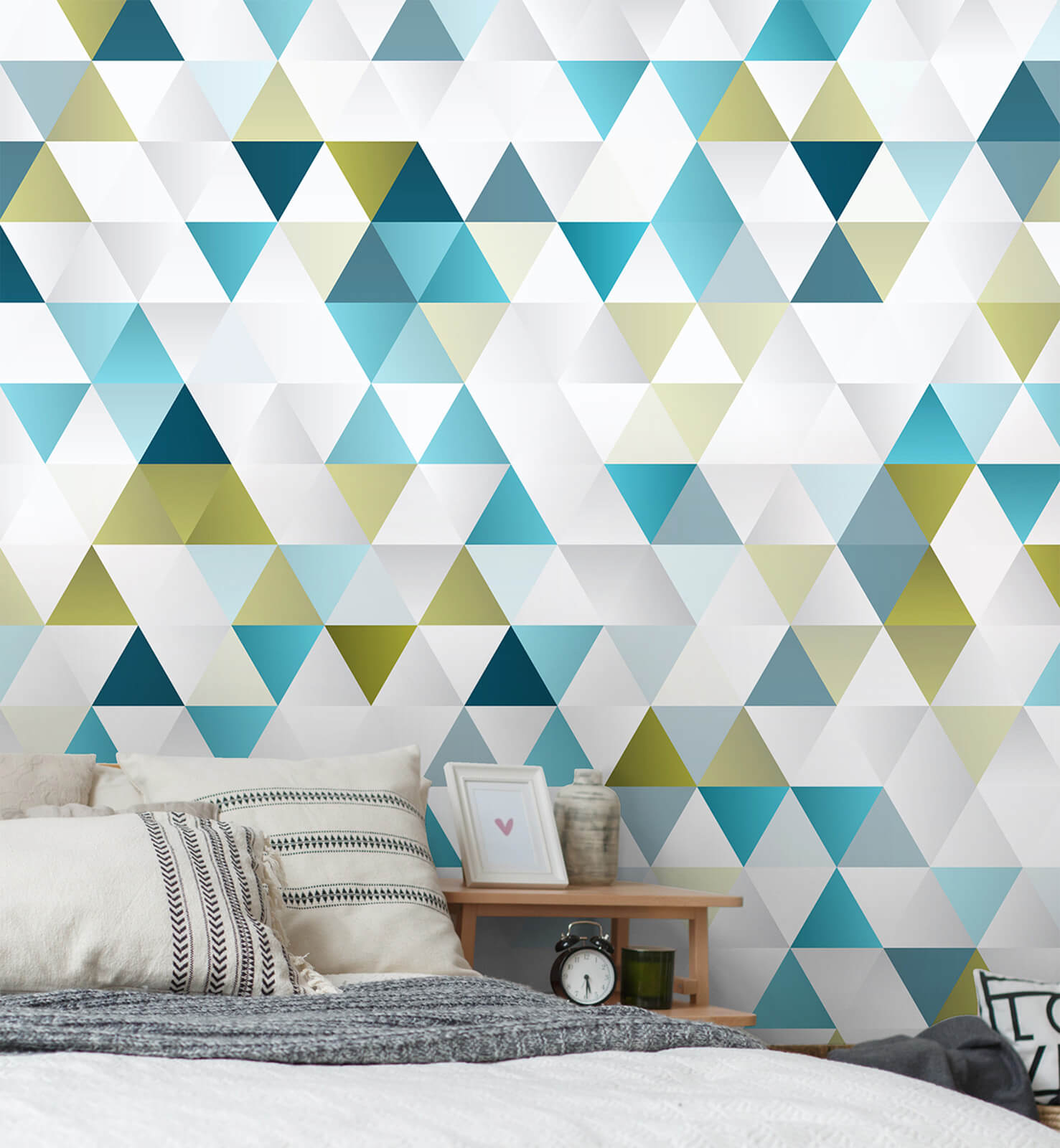 Color Triangles Wallpaper