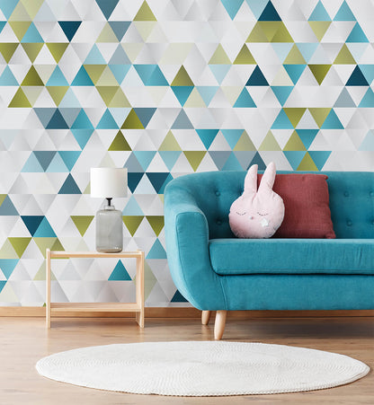 Color Triangles Wallpaper