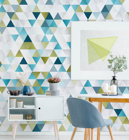 Color Triangles Wallpaper