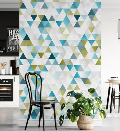 Color Triangles Wallpaper