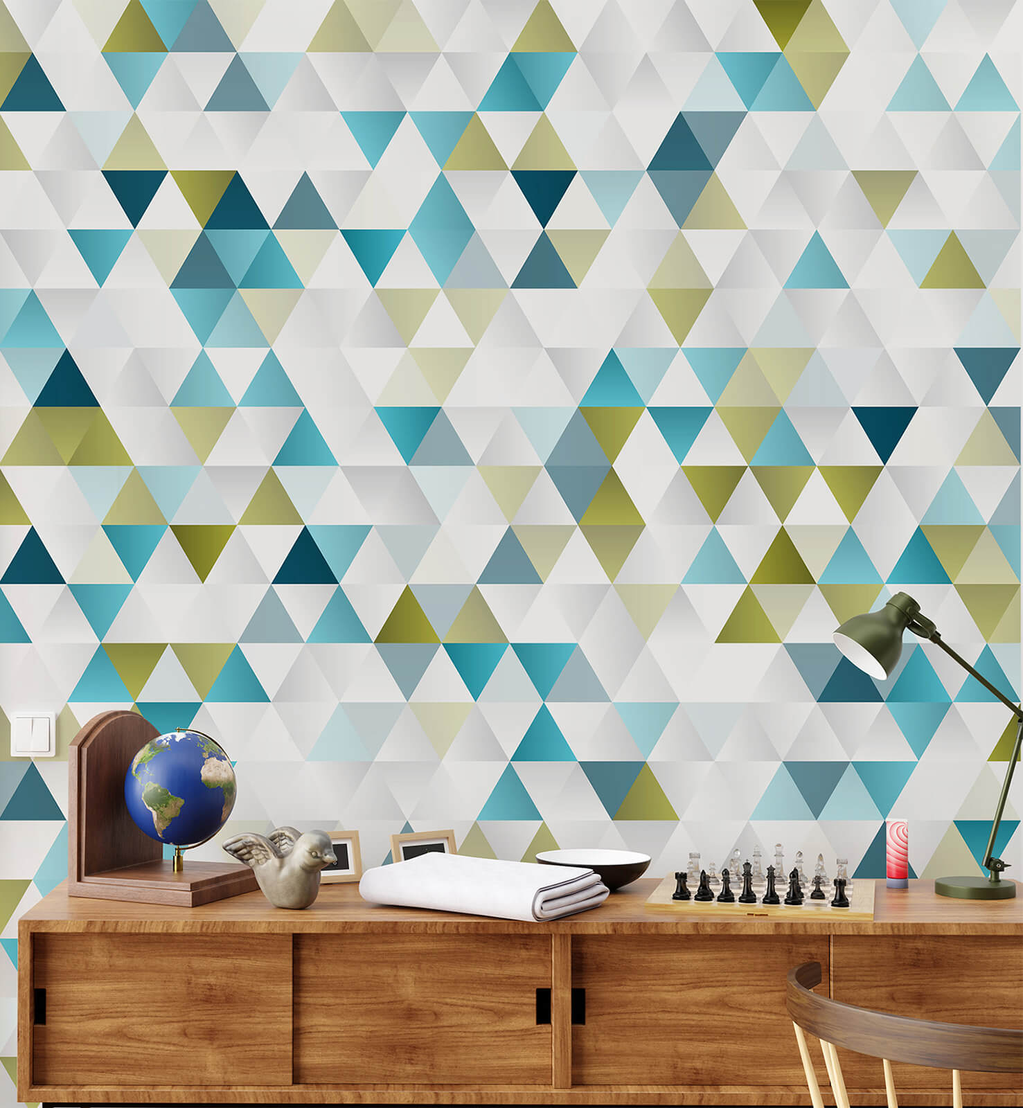 Color Triangles Wallpaper