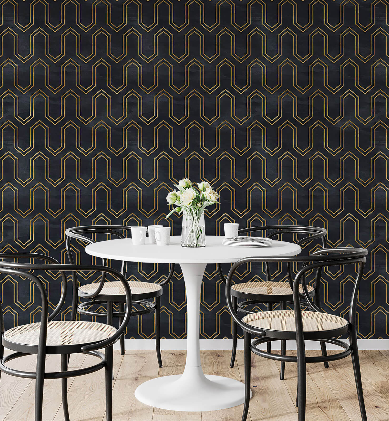 Art Deco Pattern Wallpaper