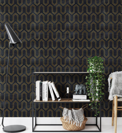 Art Deco Pattern Wallpaper