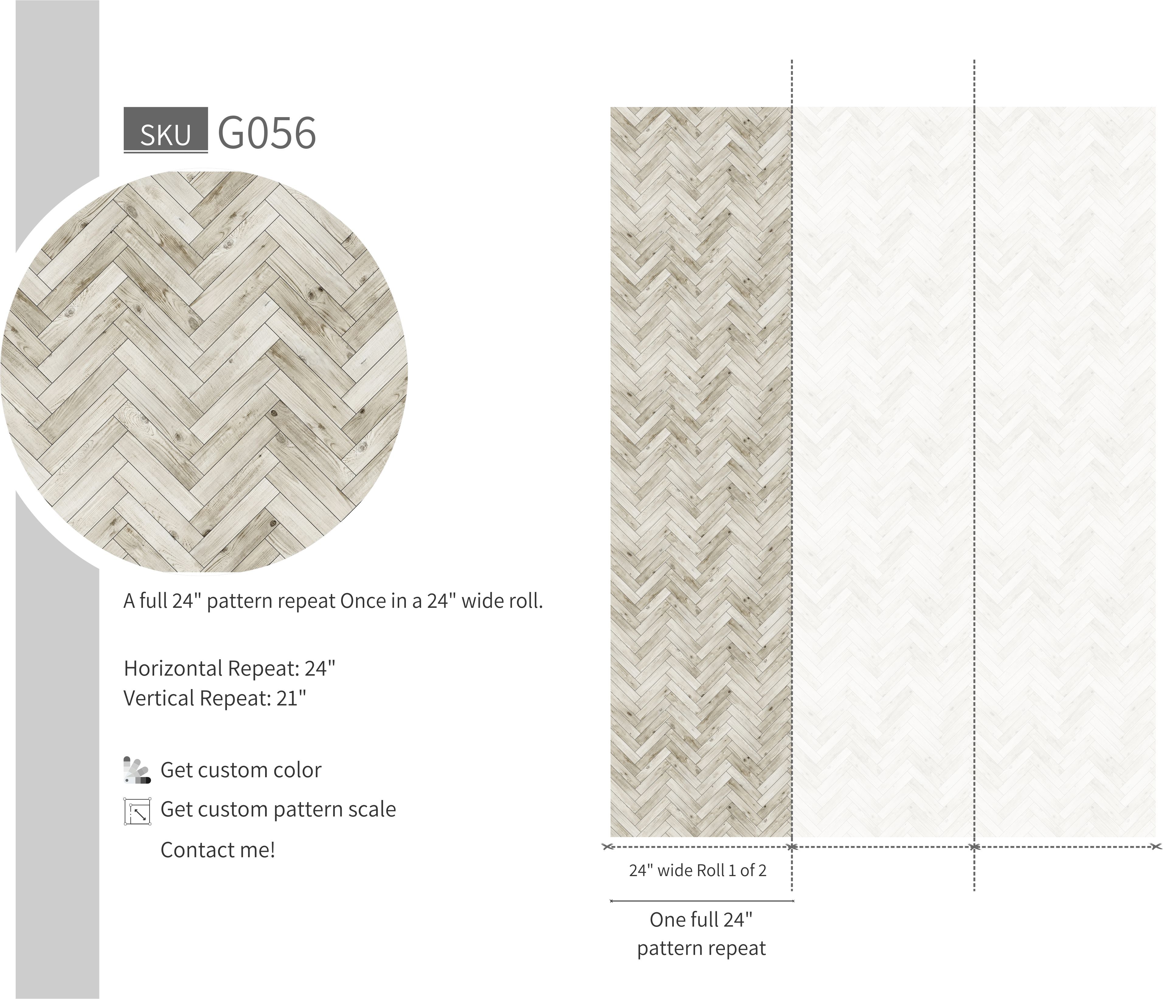 Herringbone Parquet Wallpaper