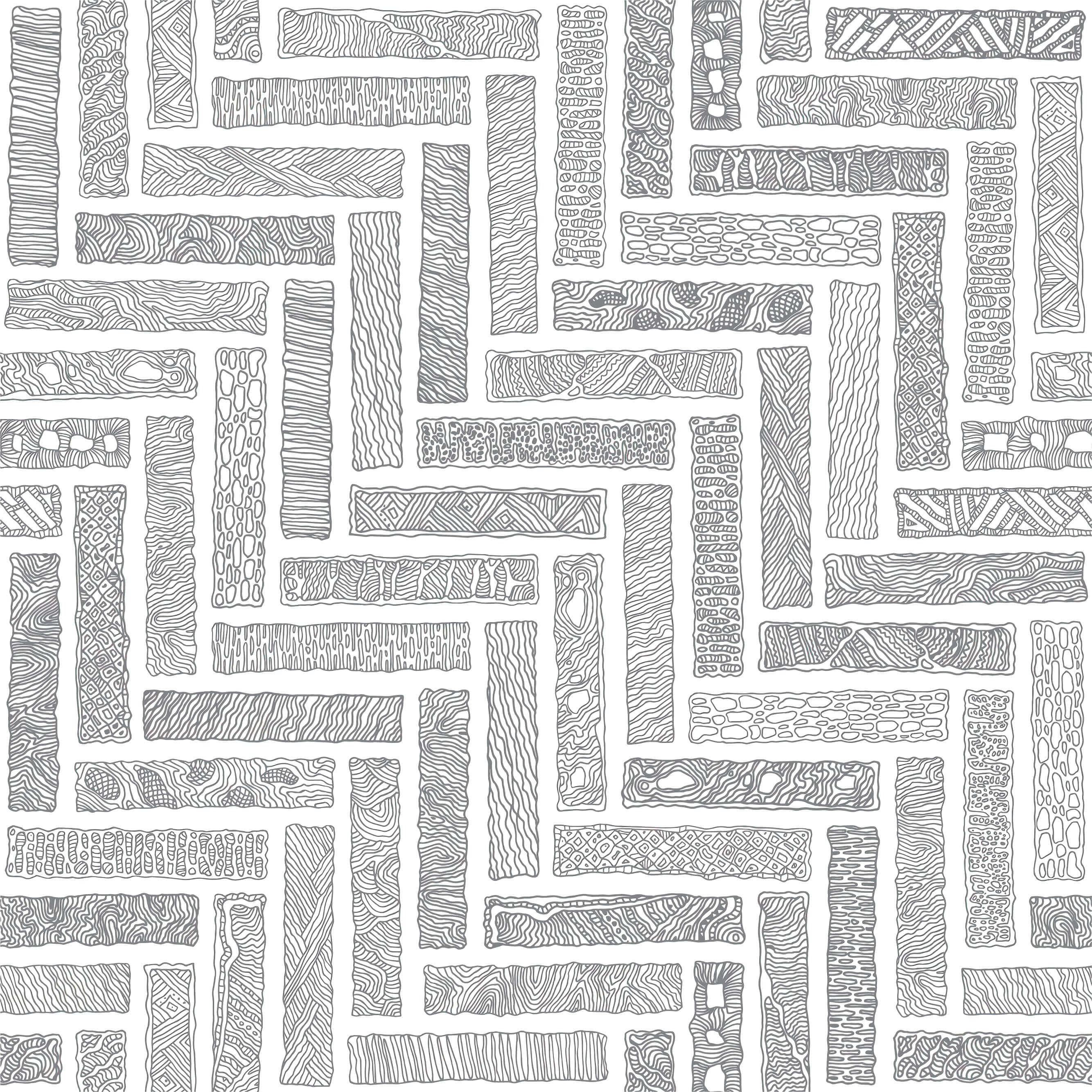 Monochrome Herringbone Wallpaper