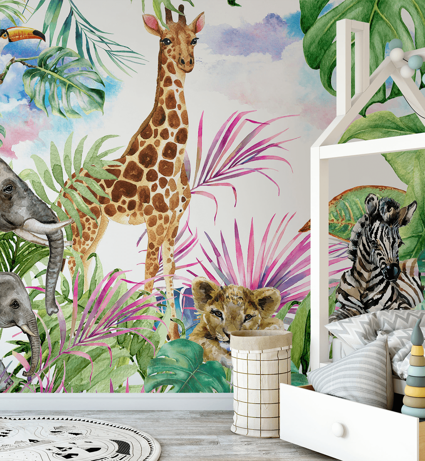 Watercolor Animal Wallpaper