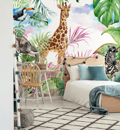 Watercolor Animal Wallpaper