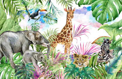 Watercolor Animal Wallpaper