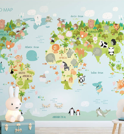 Cartoon Map - Walltrendz