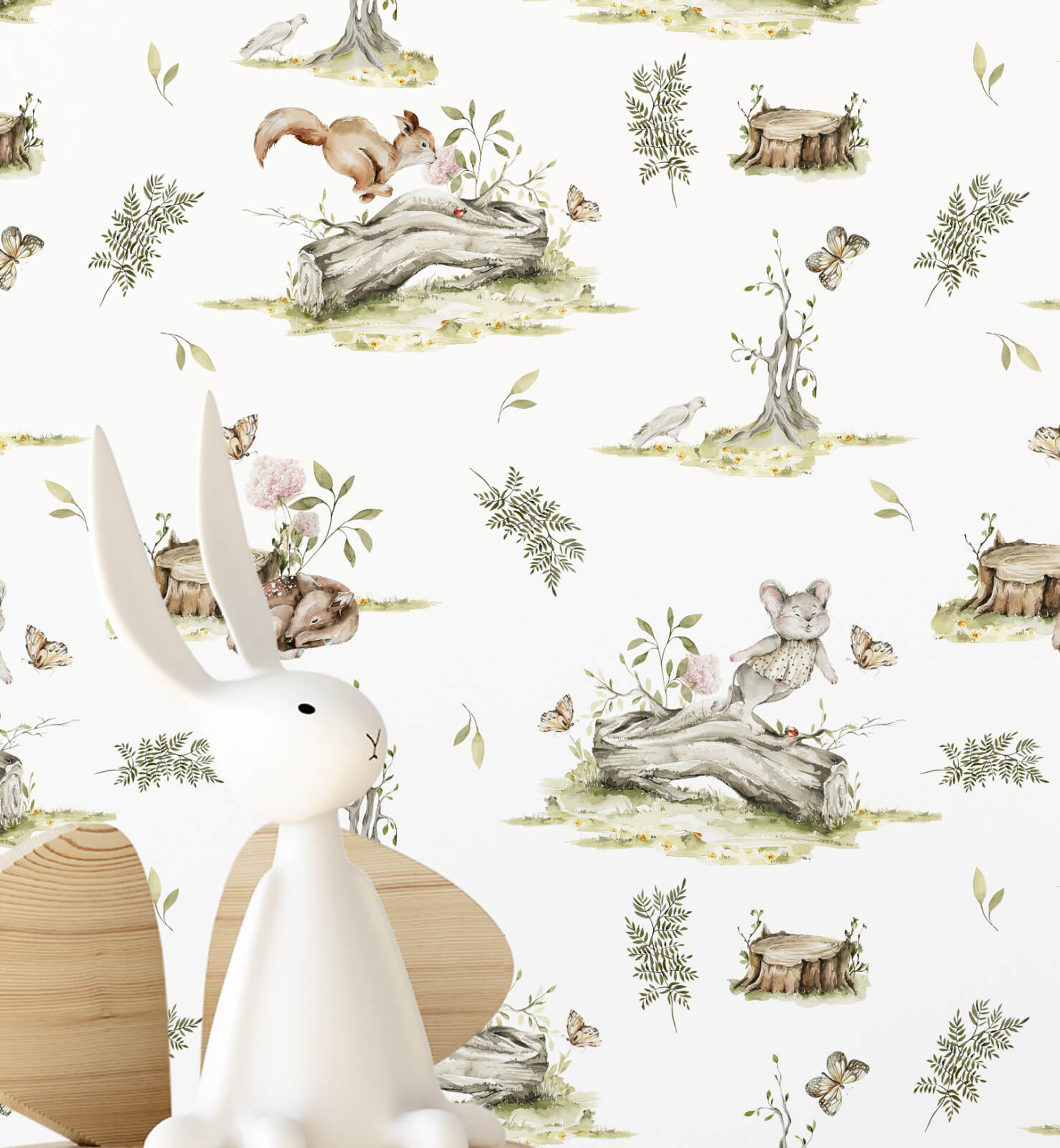 Woodland Style Wallpaper