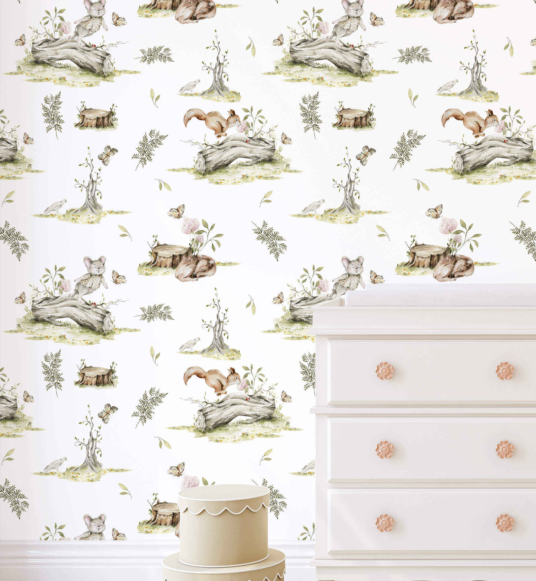 Woodland Style Wallpaper